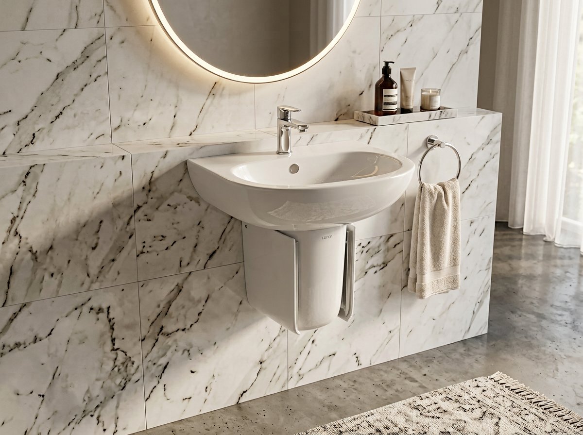 Montajlı — Lavabo için yarım kaide 55 / 65 1660-140