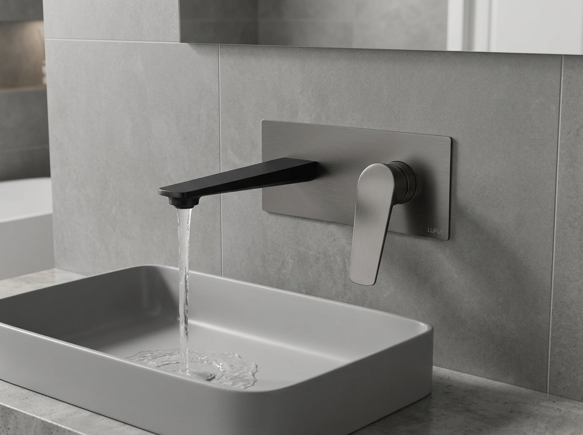 Concealed Basin Mixer 1654-877GG - Installed