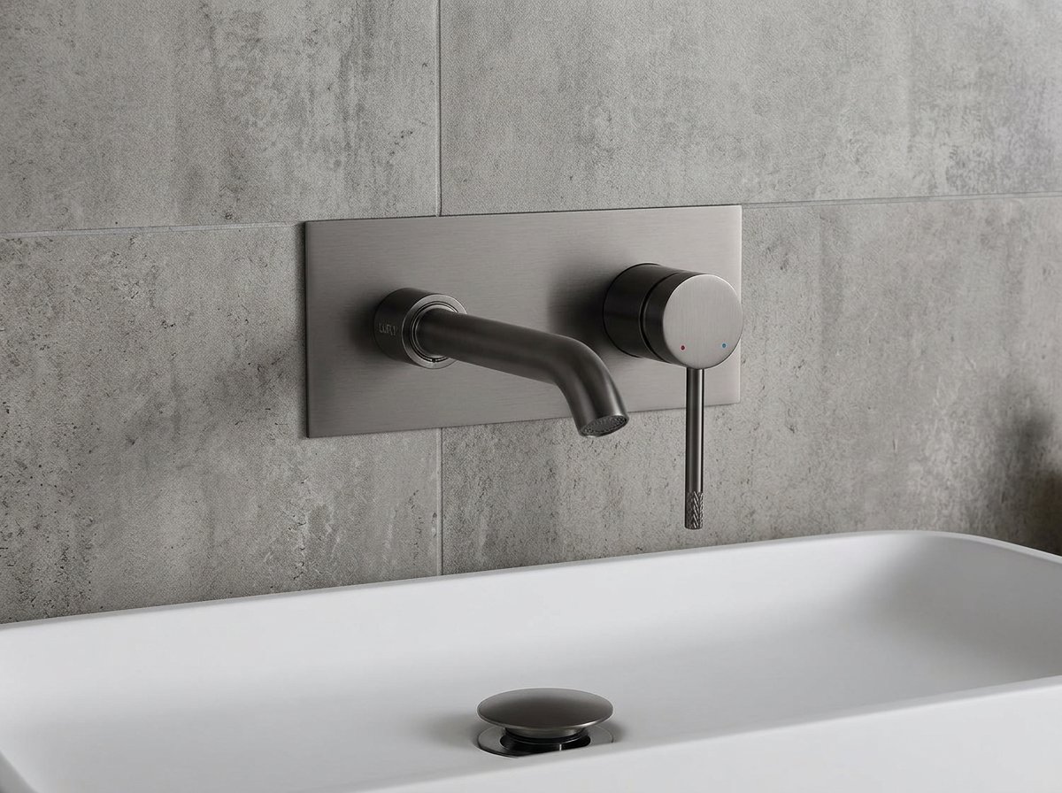 Ankastre Lavabo Bataryası 1654-883GG - Montajlı