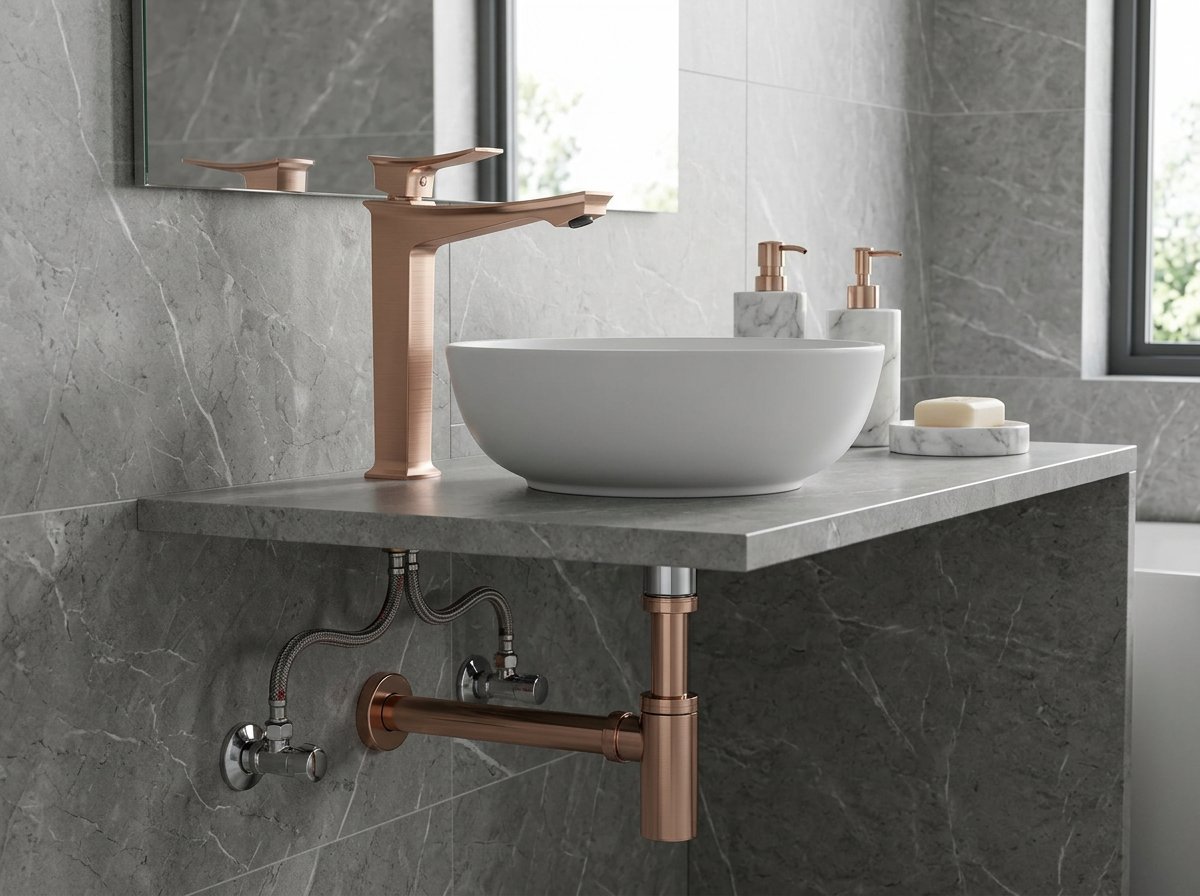 Lavabo Bataryası 1654-8032RG - Montajlı
