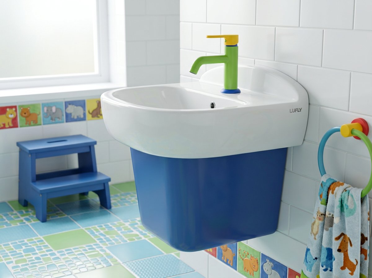 Single Washbasin 1685-140 - Installed