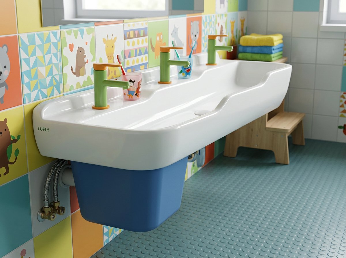 Installed — Triple Washbasin 1685-204
