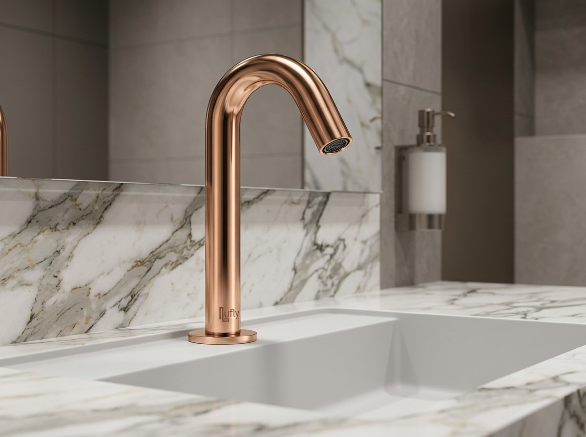 Installed — Automatic Sensor Tap Basin Faucet 1722-8118B