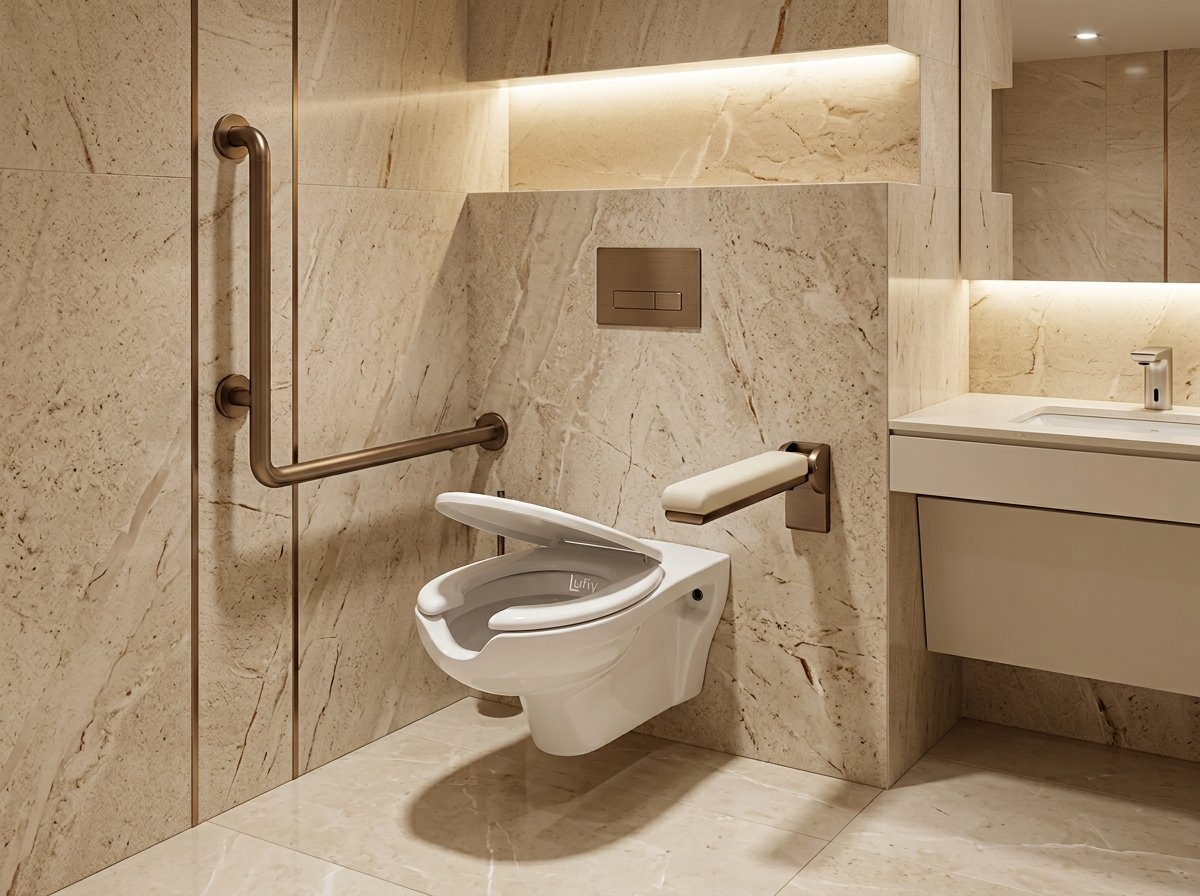 Disabled Rimless WC 1620-711 - Installed