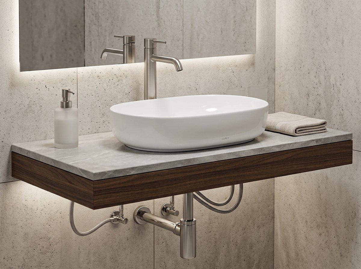 Tezgâh Üstü Dekoratif Lavabo 1610-0044 - Montajlı